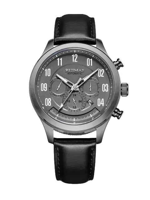 Montre Automatique Homme Cuir – L'Élégance Vintage Rencontre la Mécanique Moderne