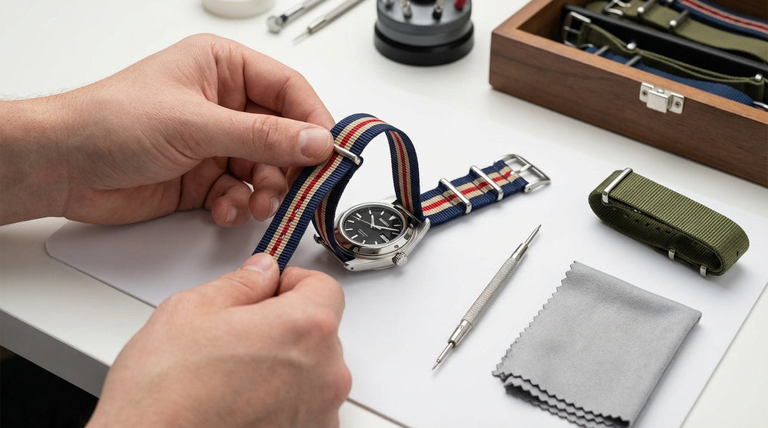 Comment changer un bracelet NATO ?