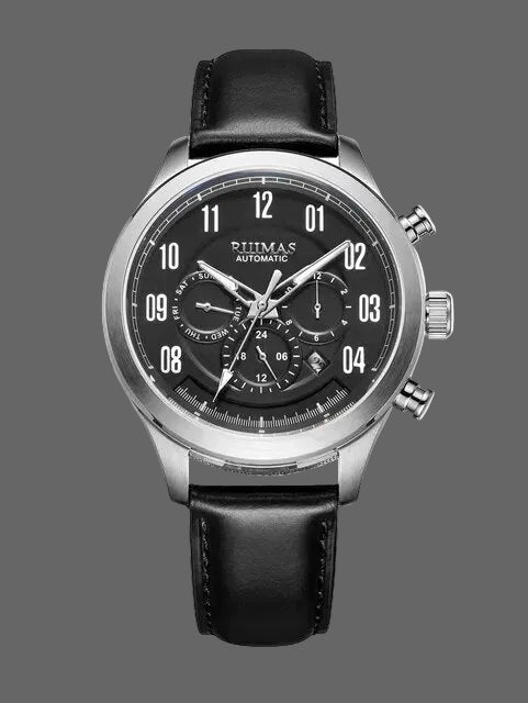 Montre Automatique Homme Cuir – L'Élégance Vintage Rencontre la Mécanique Moderne