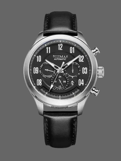 Montre Automatique Homme Cuir – L'Élégance Vintage Rencontre la Mécanique Moderne