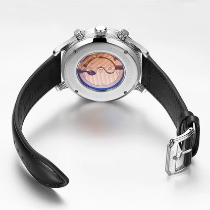 Montre Automatique Homme Cuir – L'Élégance Vintage Rencontre la Mécanique Moderne