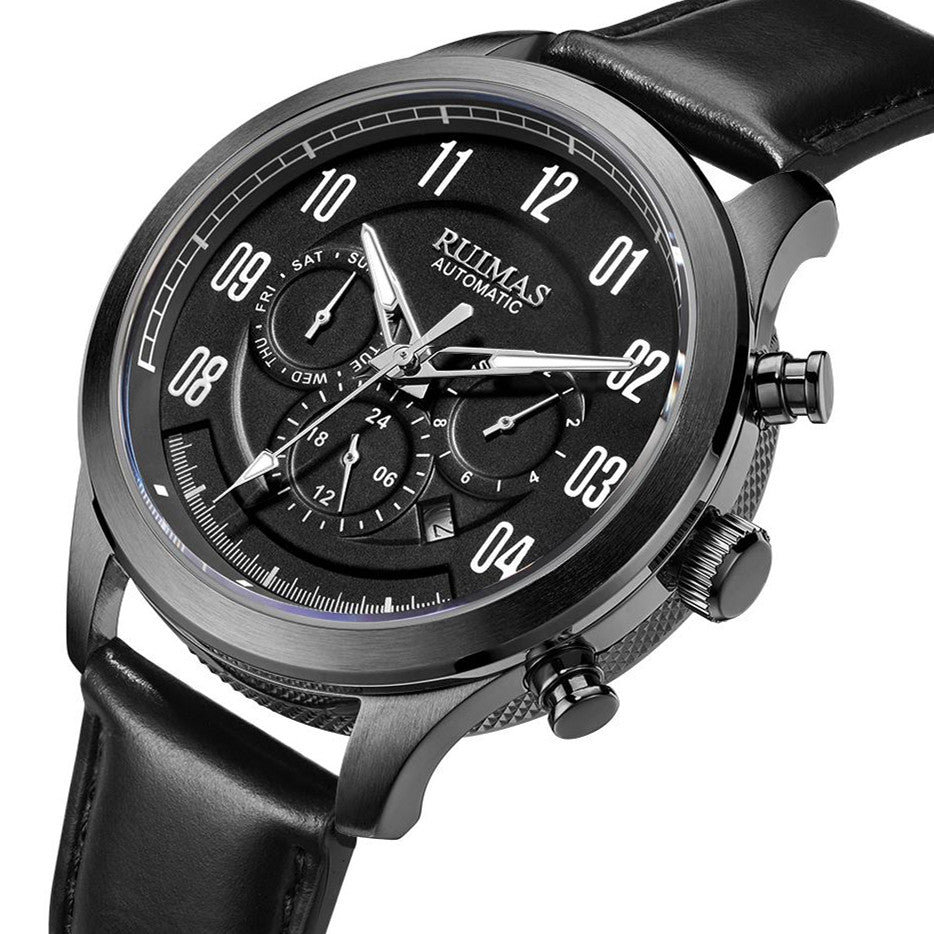 Montre Automatique Homme Cuir – L'Élégance Vintage Rencontre la Mécanique Moderne