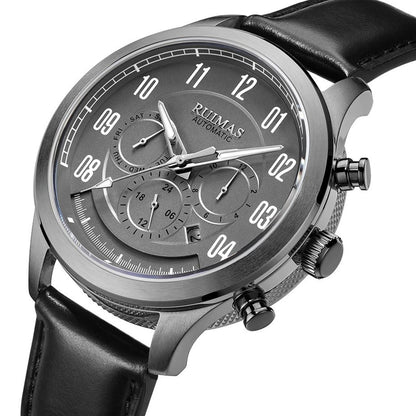 Montre Automatique Homme Cuir – L'Élégance Vintage Rencontre la Mécanique Moderne