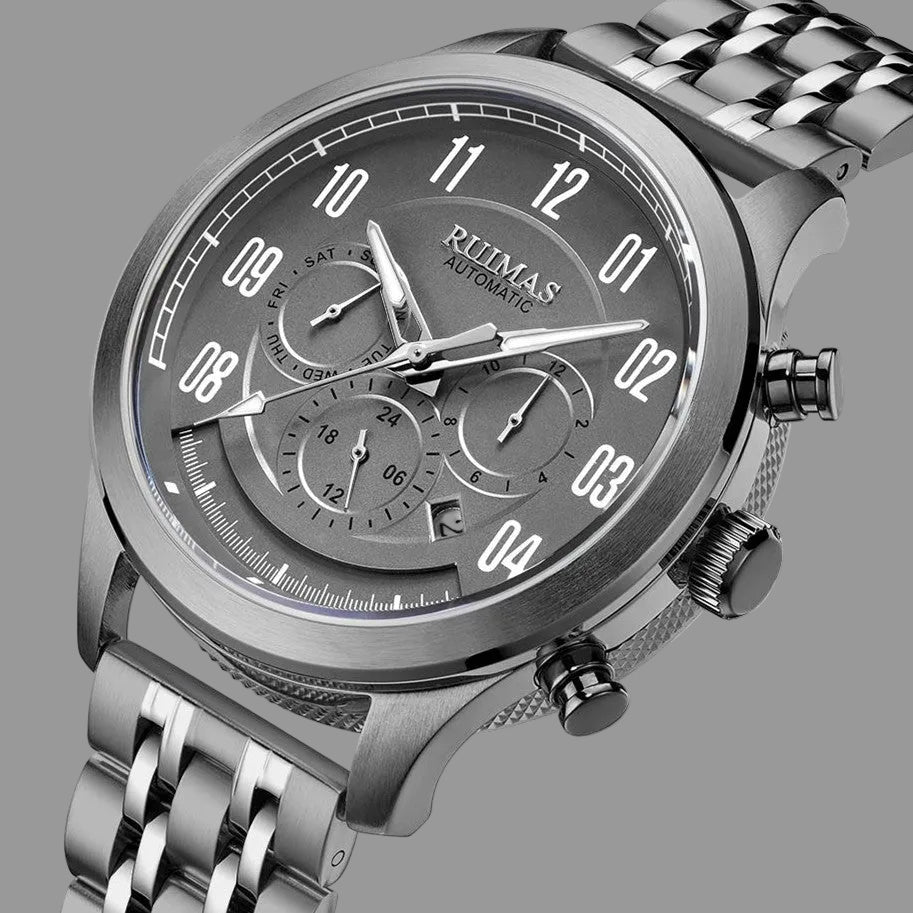 Montre Automatique Homme Acier – La Porte d'Entrée vers l'Horlogerie Mécanique