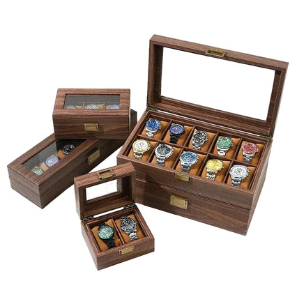 Coffret Présentation Montres Bois Premium