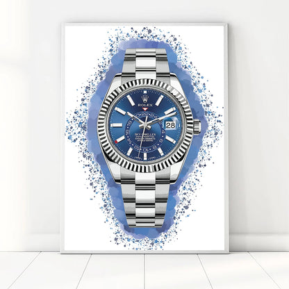 Wall poster Brand watches Art print