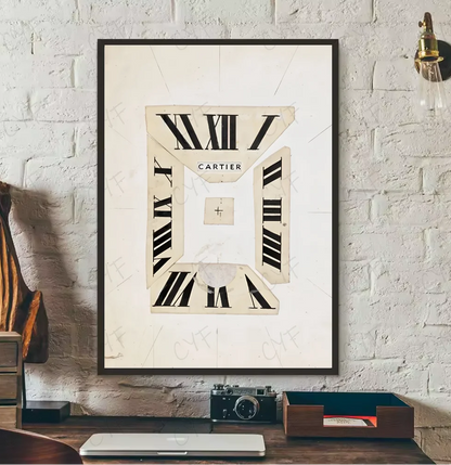 Affiche Murale Luxe Inspiration Cartier