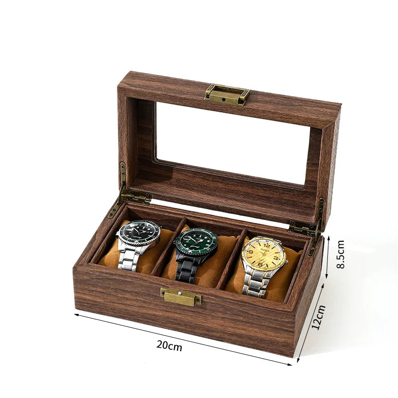 Coffret Présentation Montres Bois Premium