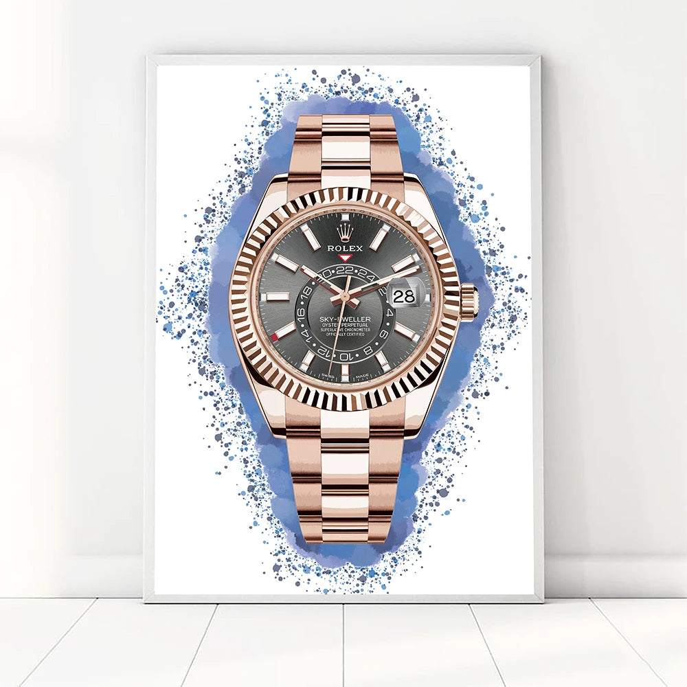 Wall poster Brand watches Art print