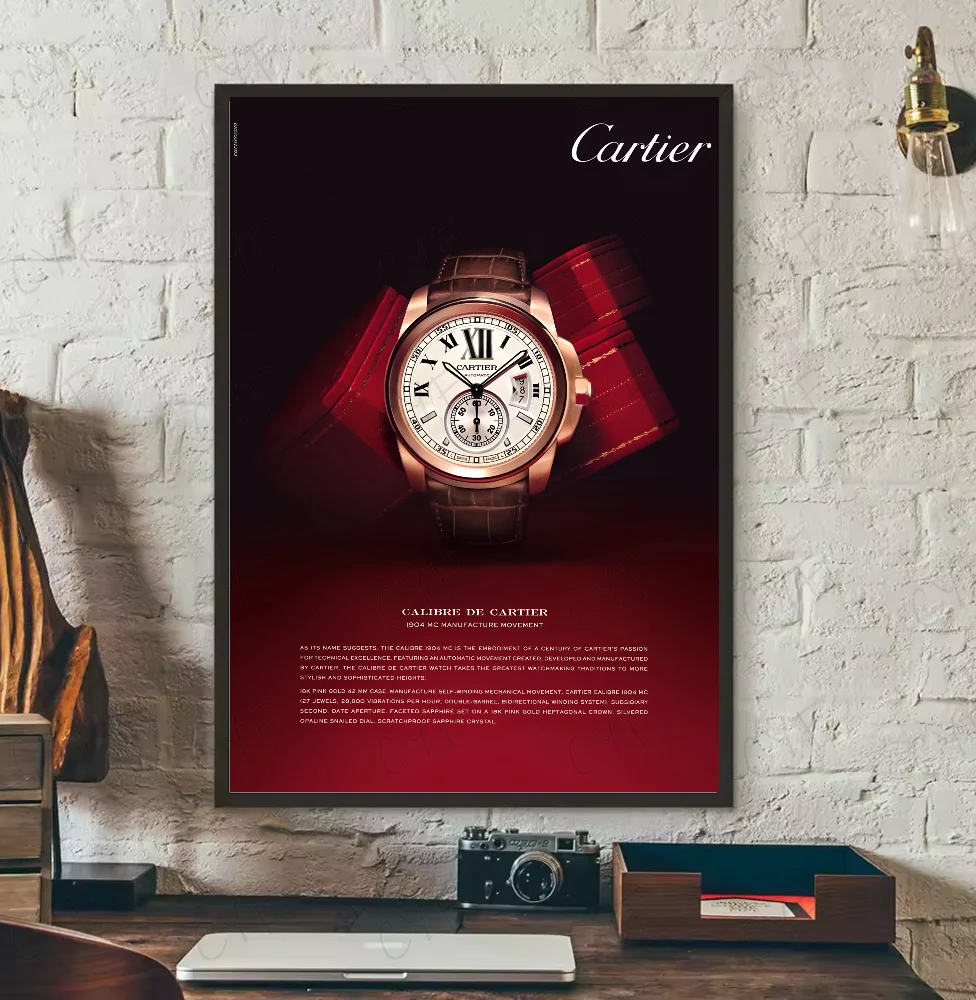 Affiche Murale Luxe Inspiration Cartier