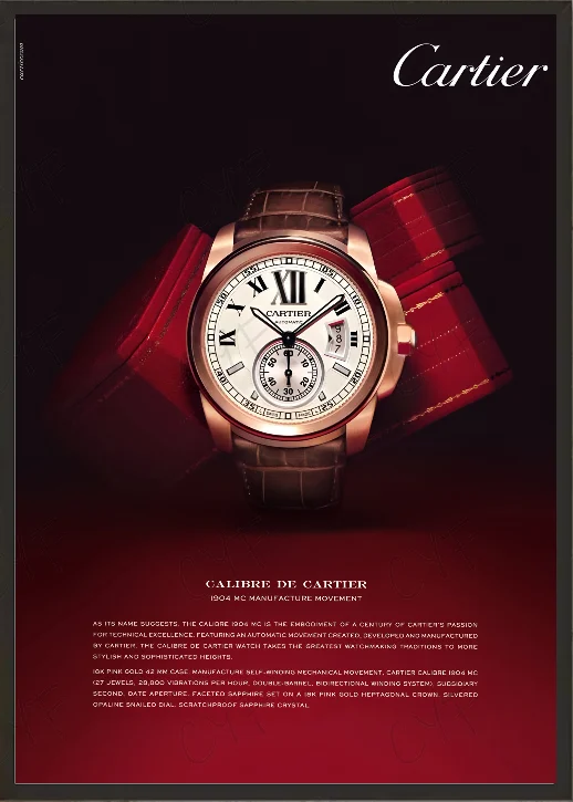 Affiche Murale Luxe Inspiration Cartier