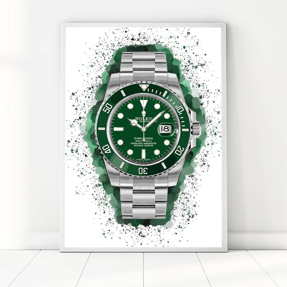 Wall poster Brand watches Art print