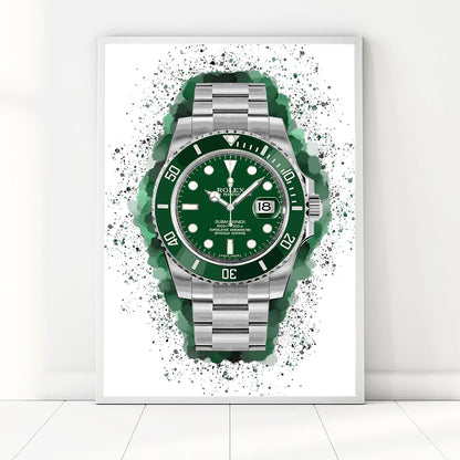 Wall poster Brand watches Art print
