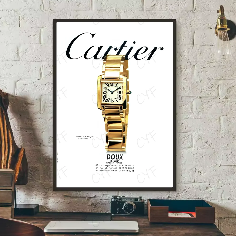 Affiche Murale Luxe Inspiration Cartier
