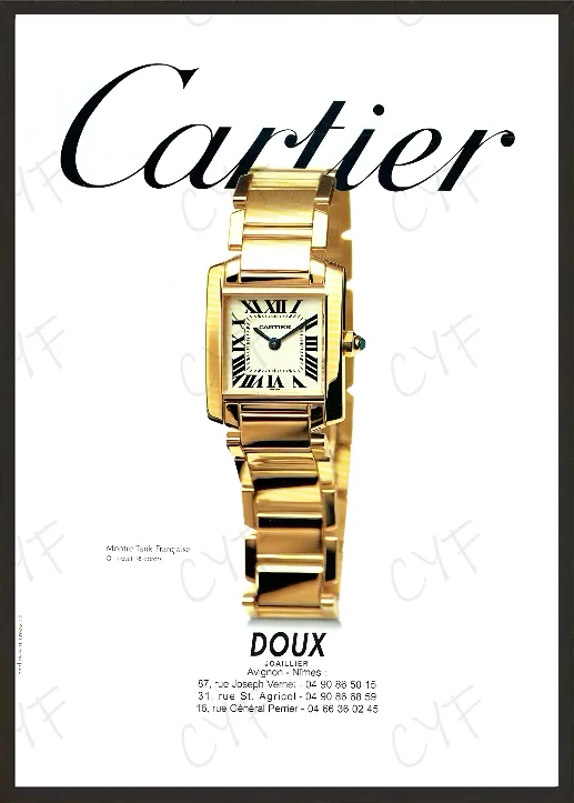 Affiche Murale Luxe Inspiration Cartier